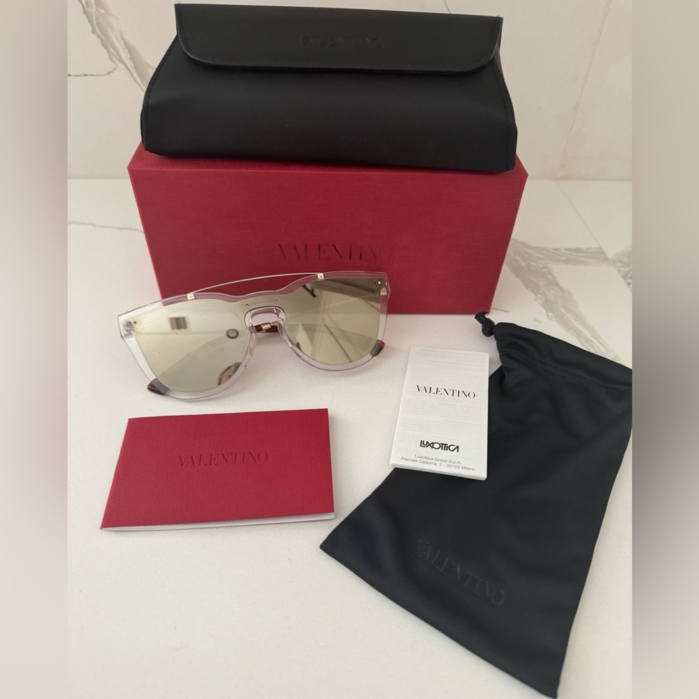 Valentino chrome sunglasses